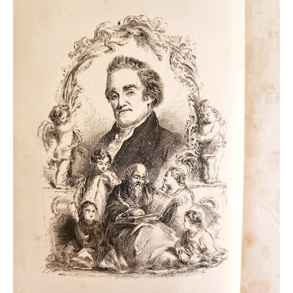 Webster Counting House Family Dictionary 1856 First Edition RARE Victorian HBS - Picture 3 of 8